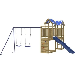 vidaXL Parque infantil de exterior madera de pino impregnada Discount