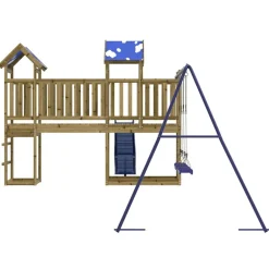vidaXL Parque infantil de exterior madera de pino impregnada Discount