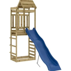 vidaXL Estructuras Para Juegos Al Aire Libre-Parque infantil de exterior madera de pino impregnada