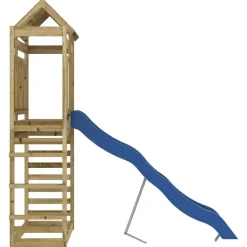 vidaXL Estructuras Para Juegos Al Aire Libre-Parque infantil de exterior madera de pino impregnada