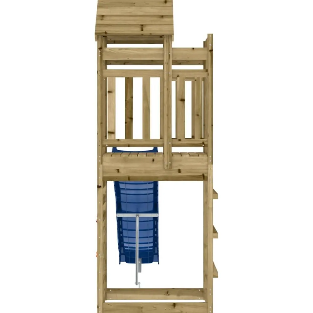 vidaXL Estructuras Para Juegos Al Aire Libre-Parque infantil de exterior madera de pino impregnada