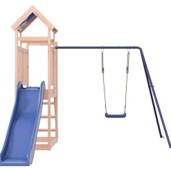vidaXL Estructuras Para Juegos Al Aire Libre-Parque infantil de exterior madera maciza de abeto Douglas