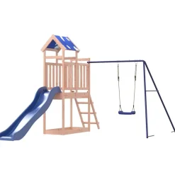vidaXL Estructuras Para Juegos Al Aire Libre-Parque infantil de exterior madera maciza de abeto Douglas