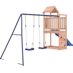 vidaXL Estructuras Para Juegos Al Aire Libre-Parque infantil de exterior madera maciza Douglas