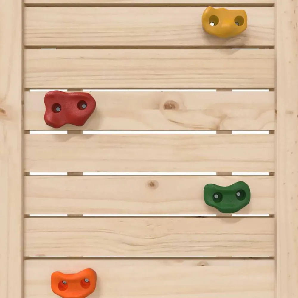 vidaXL Parque infantil de exterior de madera maciza de pino