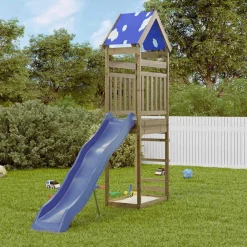 vidaXL Parque infantil de exterior madera de pino impregnada New