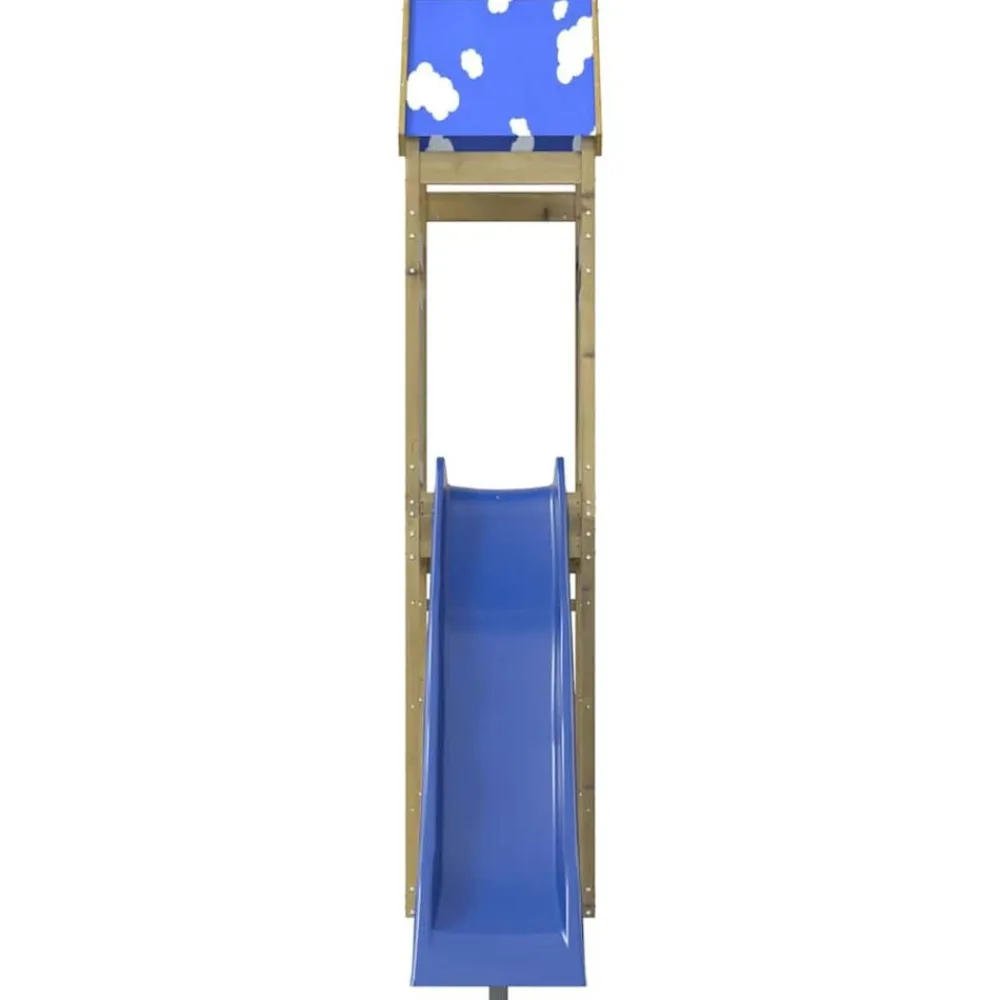 vidaXL Parque infantil de exterior madera de pino impregnada New