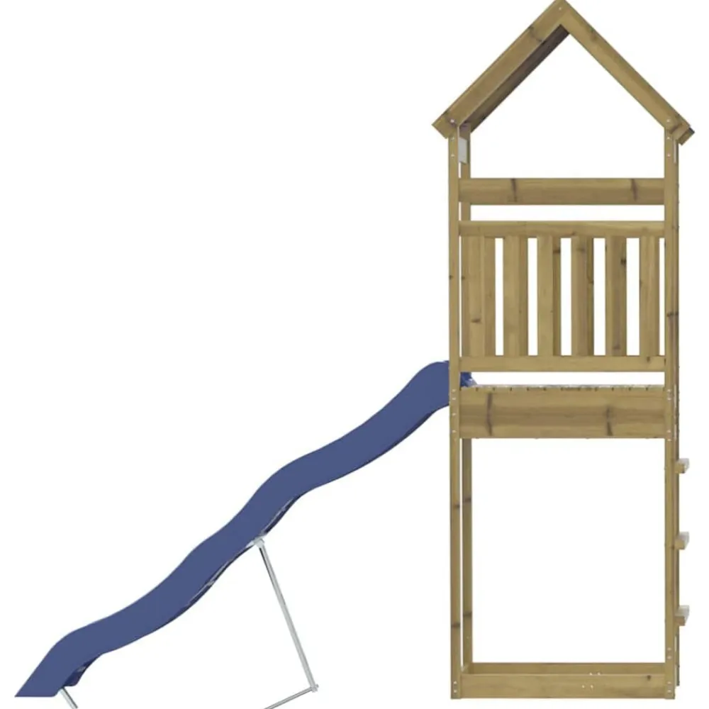 vidaXL Parque infantil de exterior madera de pino impregnada New