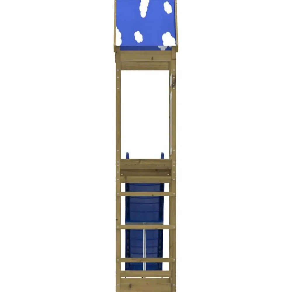 vidaXL Parque infantil de exterior madera de pino impregnada New