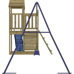vidaXL Estructuras Para Juegos Al Aire Libre-Parque infantil de exterior madera de pino impregnada