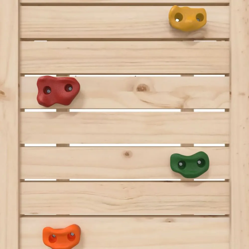 vidaXL Estructuras Para Juegos Al Aire Libre-Parque infantil de exterior de madera maciza de pino