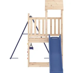 vidaXL Estructuras Para Juegos Al Aire Libre-Parque infantil de exterior madera maciza de pino