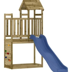 vidaXL Estructuras Para Juegos Al Aire Libre-Parque infantil de exterior madera de pino impregnada