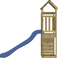 vidaXL Estructuras Para Juegos Al Aire Libre-Parque infantil de exterior madera de pino impregnada