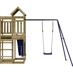vidaXL Parque infantil de exterior madera de pino impregnada New