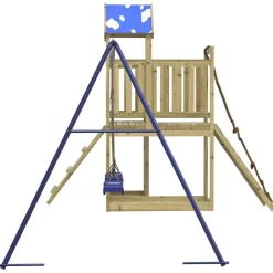 vidaXL Estructuras Para Juegos Al Aire Libre-Parque infantil de exterior madera de pino impregnada