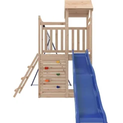 vidaXL Estructuras Para Juegos Al Aire Libre-Parque infantil de exterior madera maciza de pino