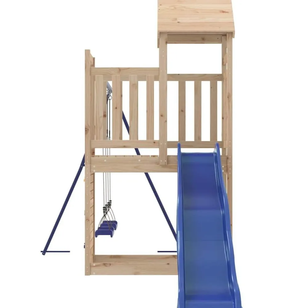 vidaXL Parque infantil de exterior madera maciza de pino Sale