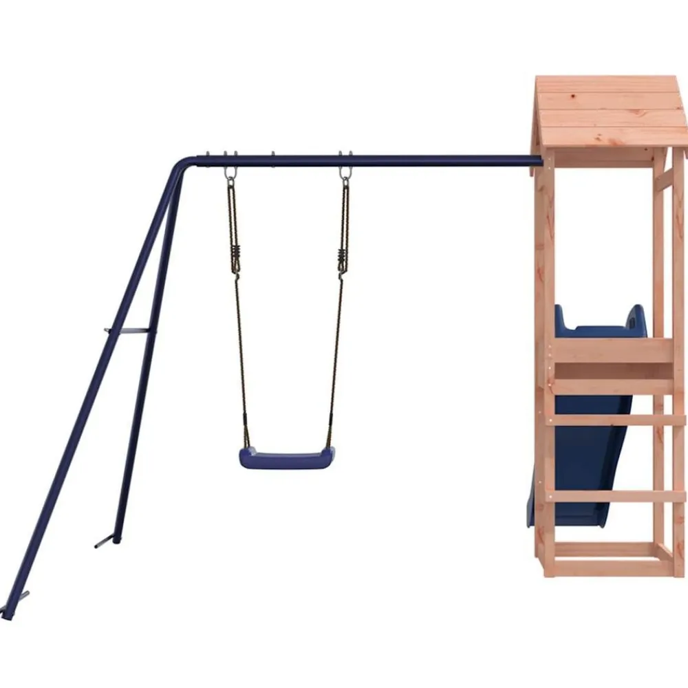 vidaXL Estructuras Para Juegos Al Aire Libre-Parque infantil de exterior madera maciza Douglas