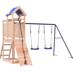 vidaXL Parque infantil de exterior madera maciza Douglas3156935 New