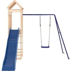 vidaXL Estructuras Para Juegos Al Aire Libre-Parque infantil de exterior madera maciza de pino