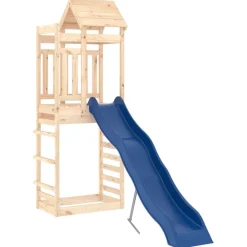 vidaXL Estructuras Para Juegos Al Aire Libre-Parque infantil de exterior madera maciza de pino