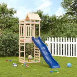 vidaXL Estructuras Para Juegos Al Aire Libre-Parque infantil de exterior madera maciza de pino