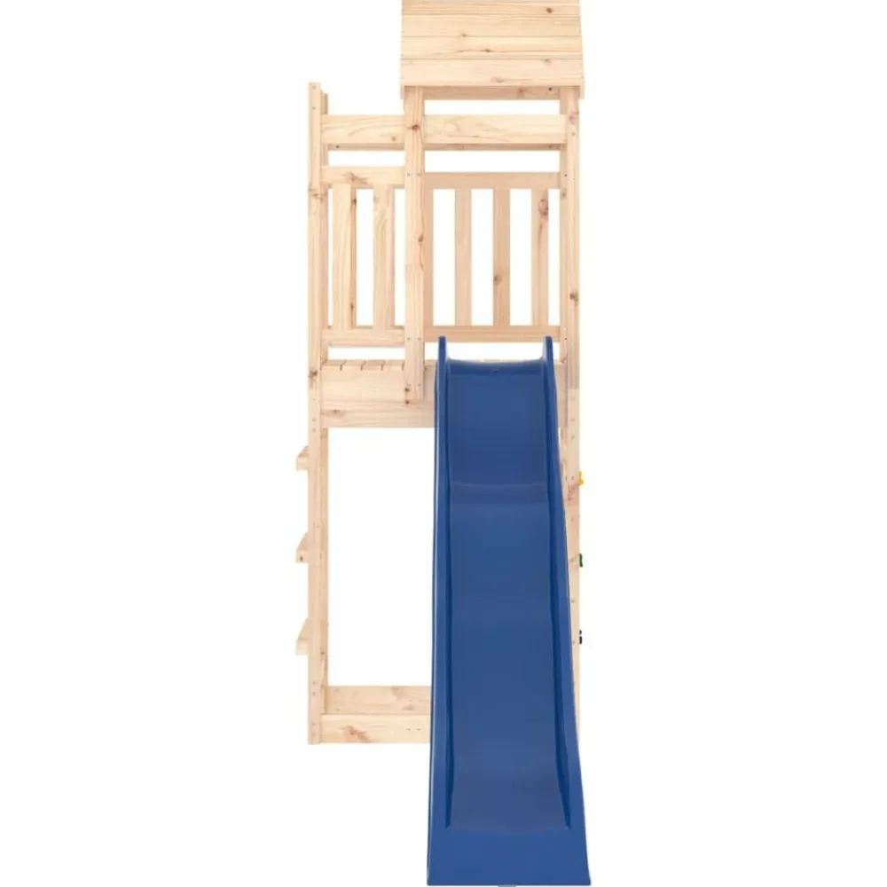 vidaXL Estructuras Para Juegos Al Aire Libre-Parque infantil de exterior madera maciza de pino