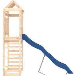vidaXL Estructuras Para Juegos Al Aire Libre-Parque infantil de exterior madera maciza de pino