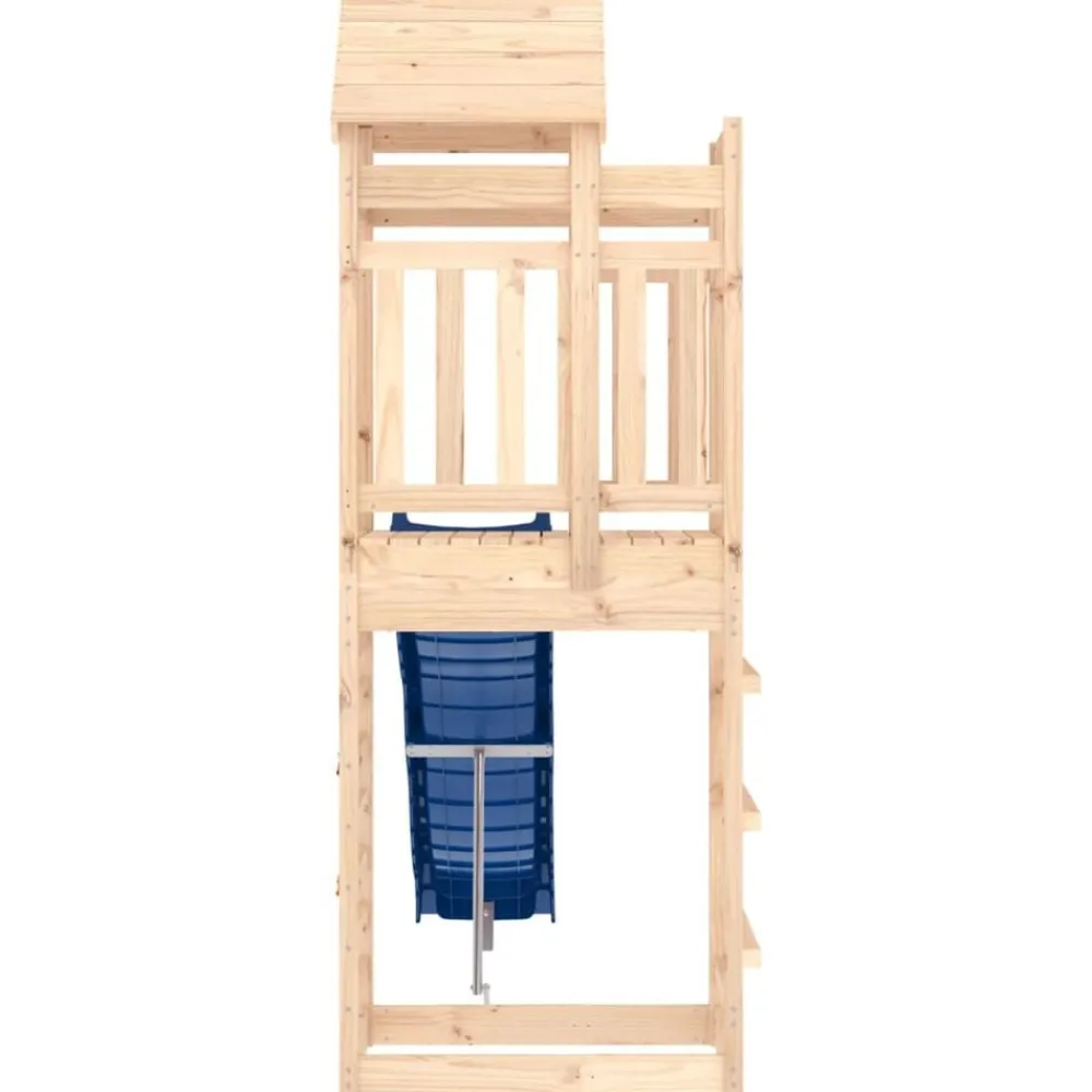 vidaXL Estructuras Para Juegos Al Aire Libre-Parque infantil de exterior madera maciza de pino