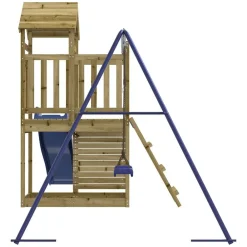 vidaXL Parque infantil de exterior madera de pino impregnada Clearance