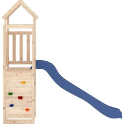 vidaXL Estructuras Para Juegos Al Aire Libre-Parque infantil de exterior madera maciza de pino