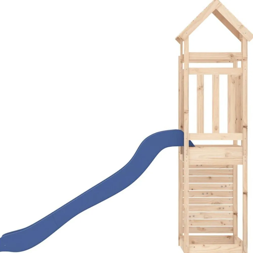 vidaXL Estructuras Para Juegos Al Aire Libre-Parque infantil de exterior madera maciza de pino