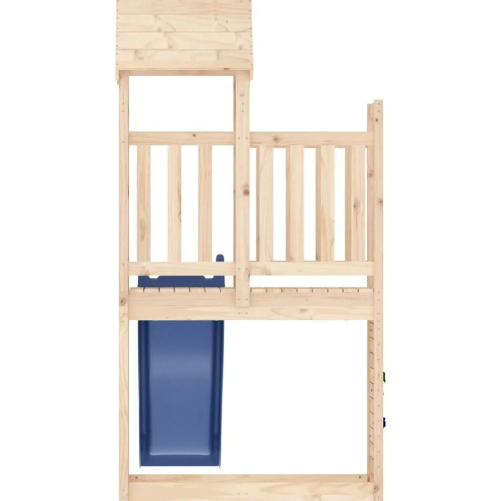 vidaXL Estructuras Para Juegos Al Aire Libre-Parque infantil de exterior madera maciza de pino