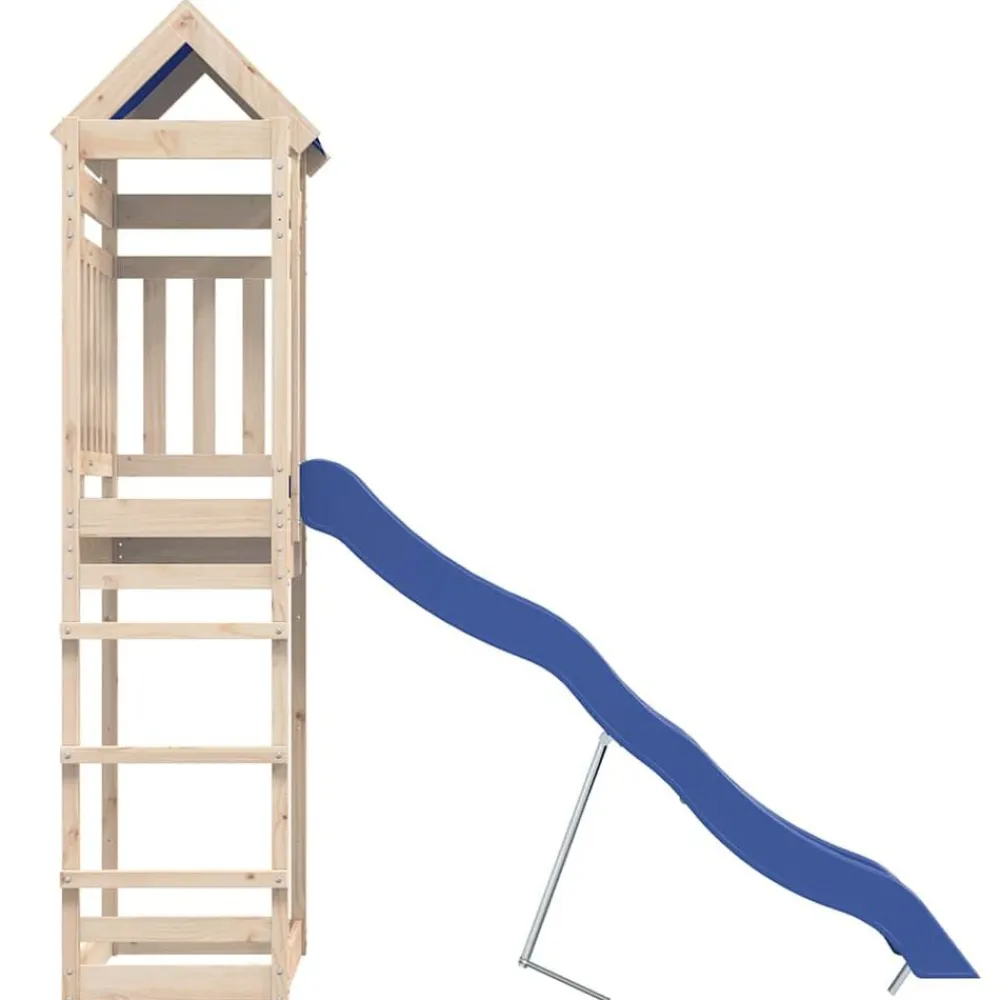 vidaXL Parque infantil de exterior de madera maciza de pino Hot