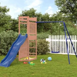 vidaXL Parque infantil de exterior madera maciza Douglas Hot