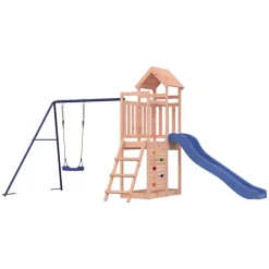 vidaXL Estructuras Para Juegos Al Aire Libre-Parque infantil de exterior madera maciza Douglas