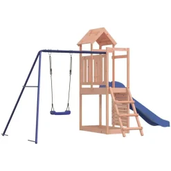 vidaXL Estructuras Para Juegos Al Aire Libre-Parque infantil de exterior madera maciza Douglas