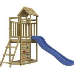 vidaXL Parque infantil de exterior madera de pino impregnada Clearance