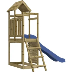 vidaXL Parque infantil de exterior madera de pino impregnada Clearance