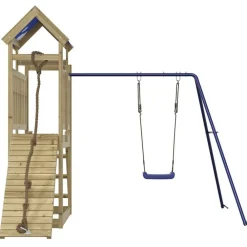 vidaXL Parque infantil de exterior madera de pino impregnada Outlet