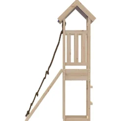 vidaXL Estructuras Para Juegos Al Aire Libre-Parque infantil de exterior de madera maciza de pino