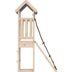 vidaXL Estructuras Para Juegos Al Aire Libre-Parque infantil de exterior de madera maciza de pino