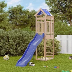 vidaXL Estructuras Para Juegos Al Aire Libre-Parque infantil de exterior de madera maciza de pino