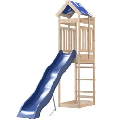 vidaXL Estructuras Para Juegos Al Aire Libre-Parque infantil de exterior de madera maciza de pino