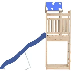 vidaXL Estructuras Para Juegos Al Aire Libre-Parque infantil de exterior de madera maciza de pino