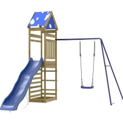 vidaXL Parque infantil de exterior madera de pino impregnada Sale