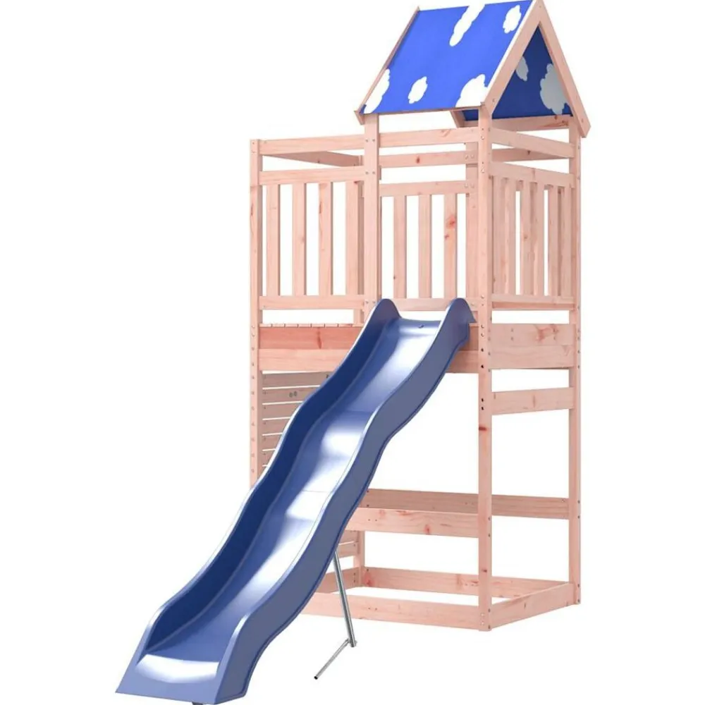 vidaXL Parque infantil de exterior madera maciza Douglas3156935 Clearance