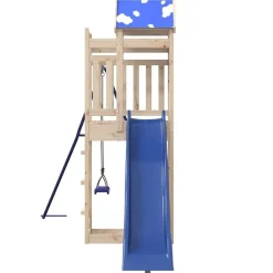 vidaXL Estructuras Para Juegos Al Aire Libre-Parque infantil de exterior de madera maciza de pino