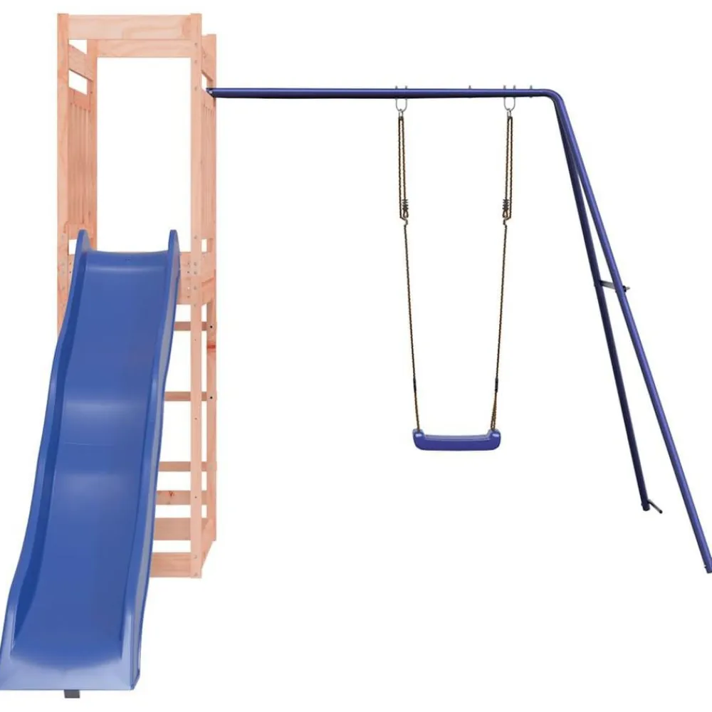 vidaXL Estructuras Para Juegos Al Aire Libre-Parque infantil de exterior madera maciza Douglas
